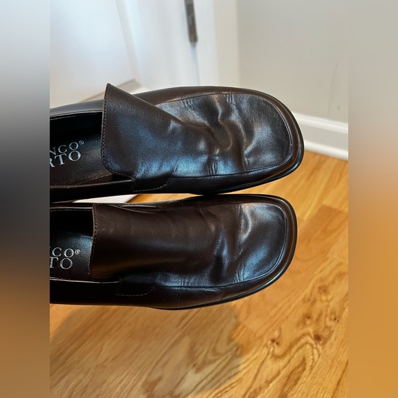 Franco Sarto Women’s Bocca Brown Leather Loafers Size 8 - Picture 6 of 10